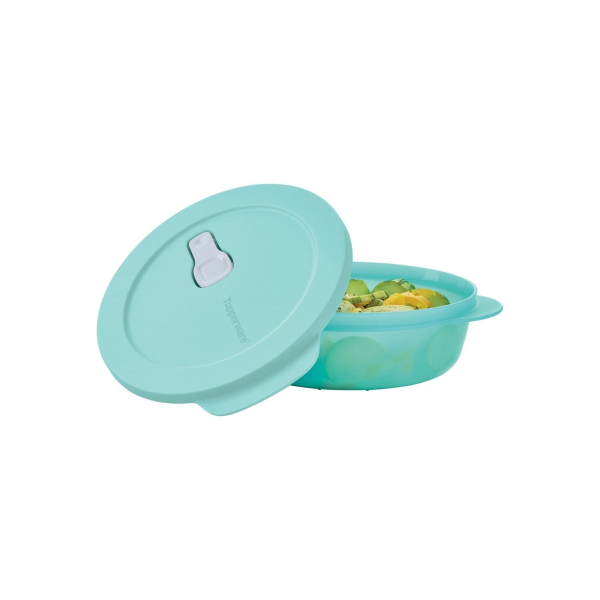 Pote para Micro-Ondas Tupperware Cristalwave Geração II 1L Aquamarine