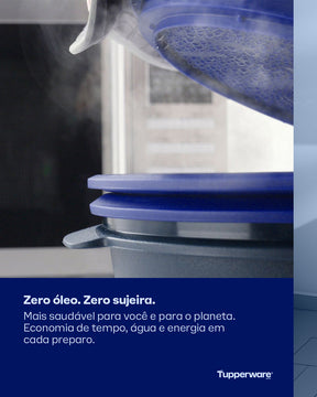 Panela para Micro-Ondas Micro Urban Plus Tupperware 3L Mar Profundo