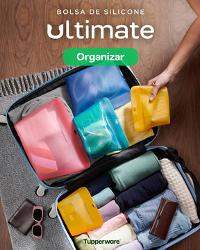 Saco de Silicone Multiuso M Ultimate Verde Tupperware 1L