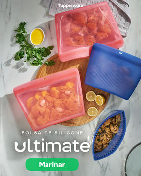 Saco de Silicone Multiuso GG Ultimate Tupperware Vermelho 2,9L