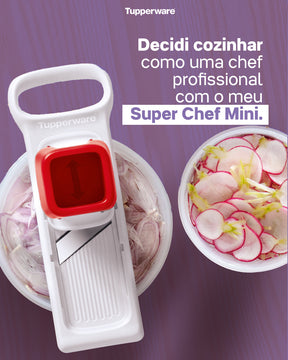 Mini Fatiador Super Chef Tupperware Vermelho