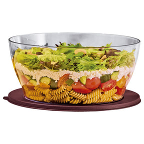 Tigela Clear Tupperware 4L Merlot