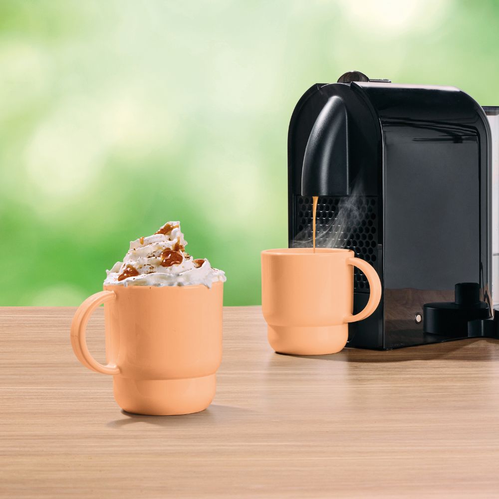 Caneca para Café e Chá Tupperware 265ml Creme