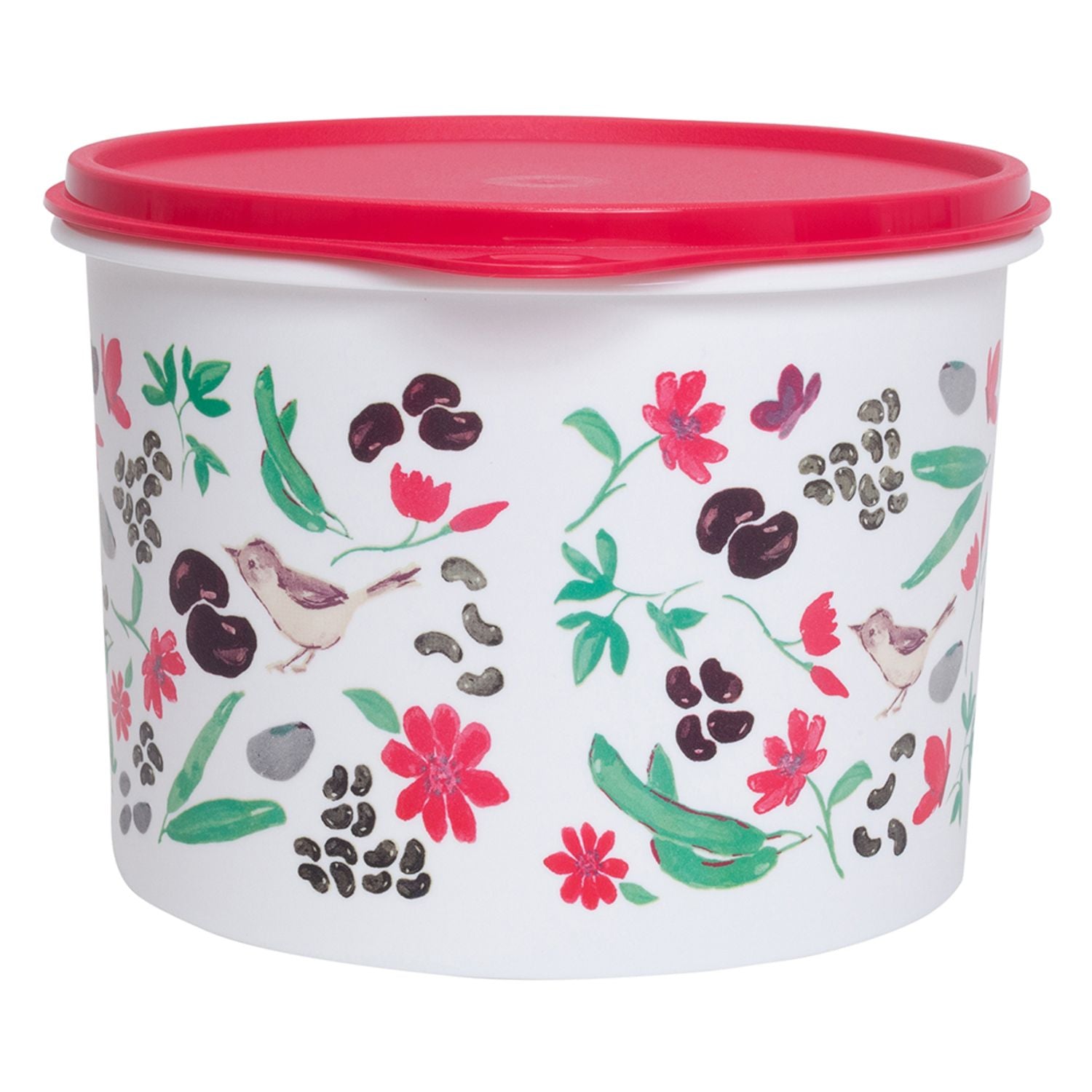 Pote para alimentos Tupper Caixa Feijão Tupperware 2Kg Floral