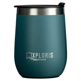 Copo Térmico Com Tampa Xploris Tupperware 230ml Mistério Azul