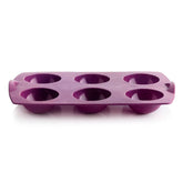 Forma de Silicone Meia Lua Tupperware Roxo