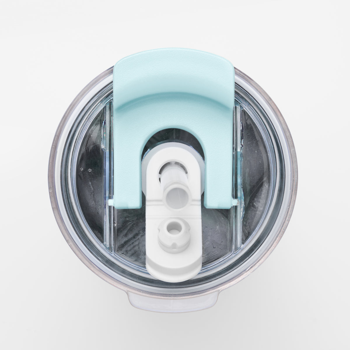 Copo Térmico Big T Com Canudo Tupperware Azul Claro 630ml