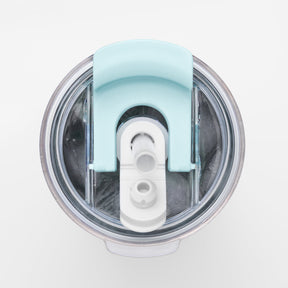 Copo Térmico Big T Com Canudo Tupperware Azul Claro 630ml