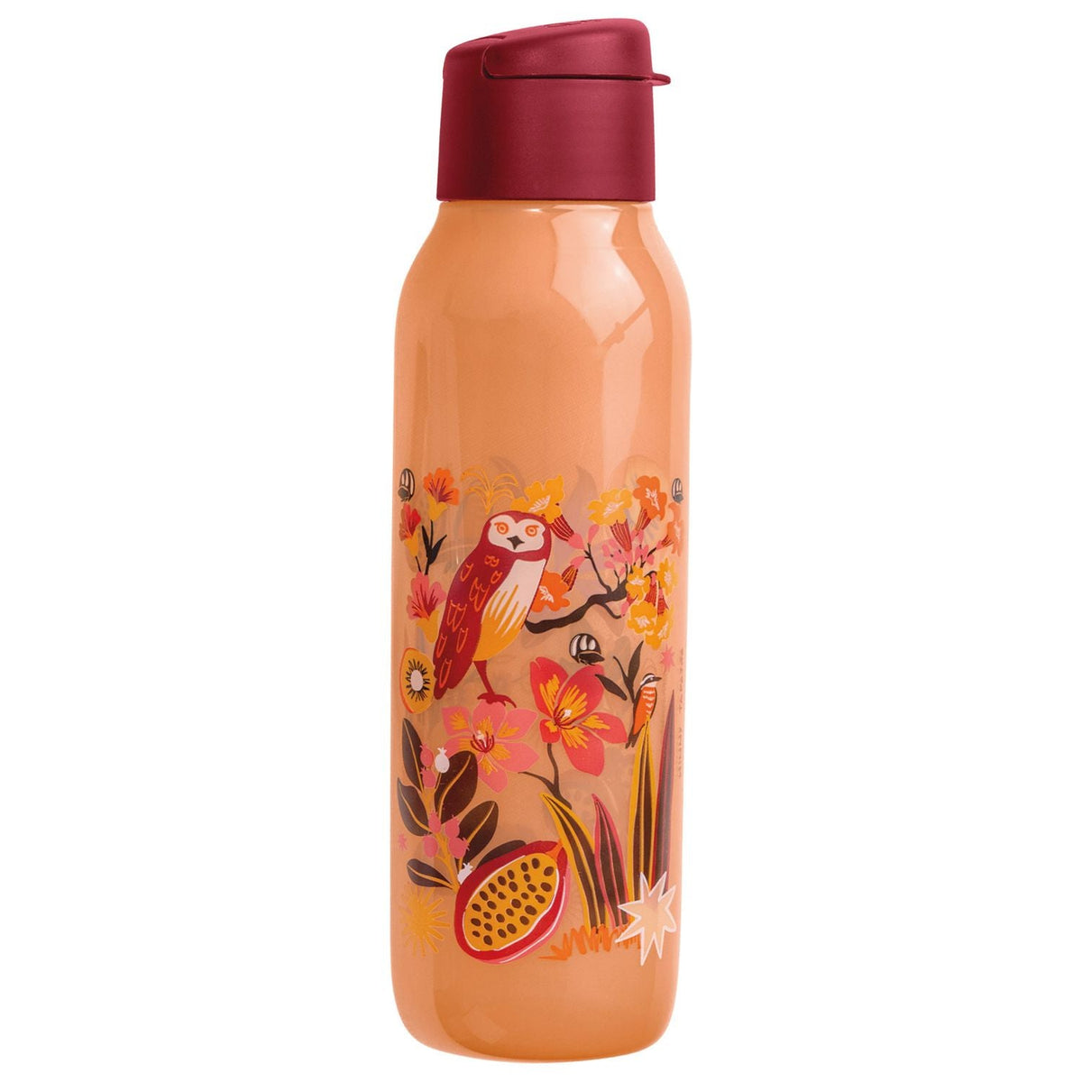 Garrafa de Água Eco Tupper Tupperware 750ml Laranja Winny