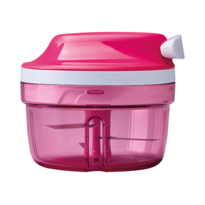 Triturador e Processador de Alimentos Turbo Chef Supersonic Tupperware 300ml Rosa