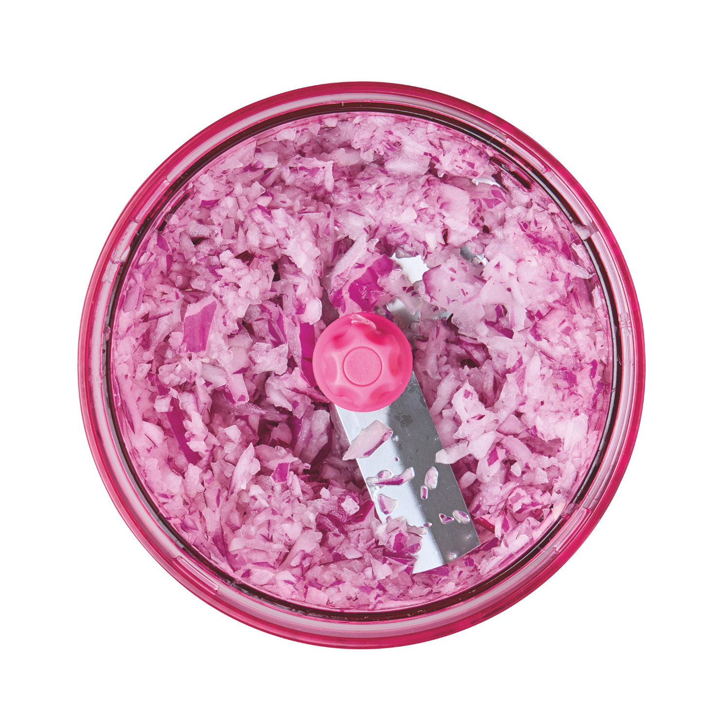 Triturador e Processador de Alimentos Turbo Chef Supersonic Tupperware 300ml Rosa