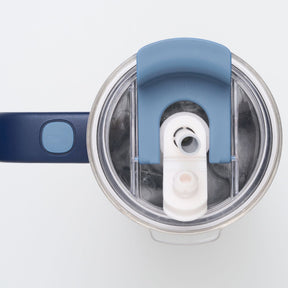 Copo Térmico Big T Com Canudo Tupperware Azul 1,1L