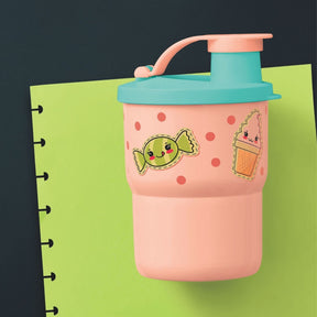Copo Infantil com Bico Tupperware Fofuras Rosa 225ml