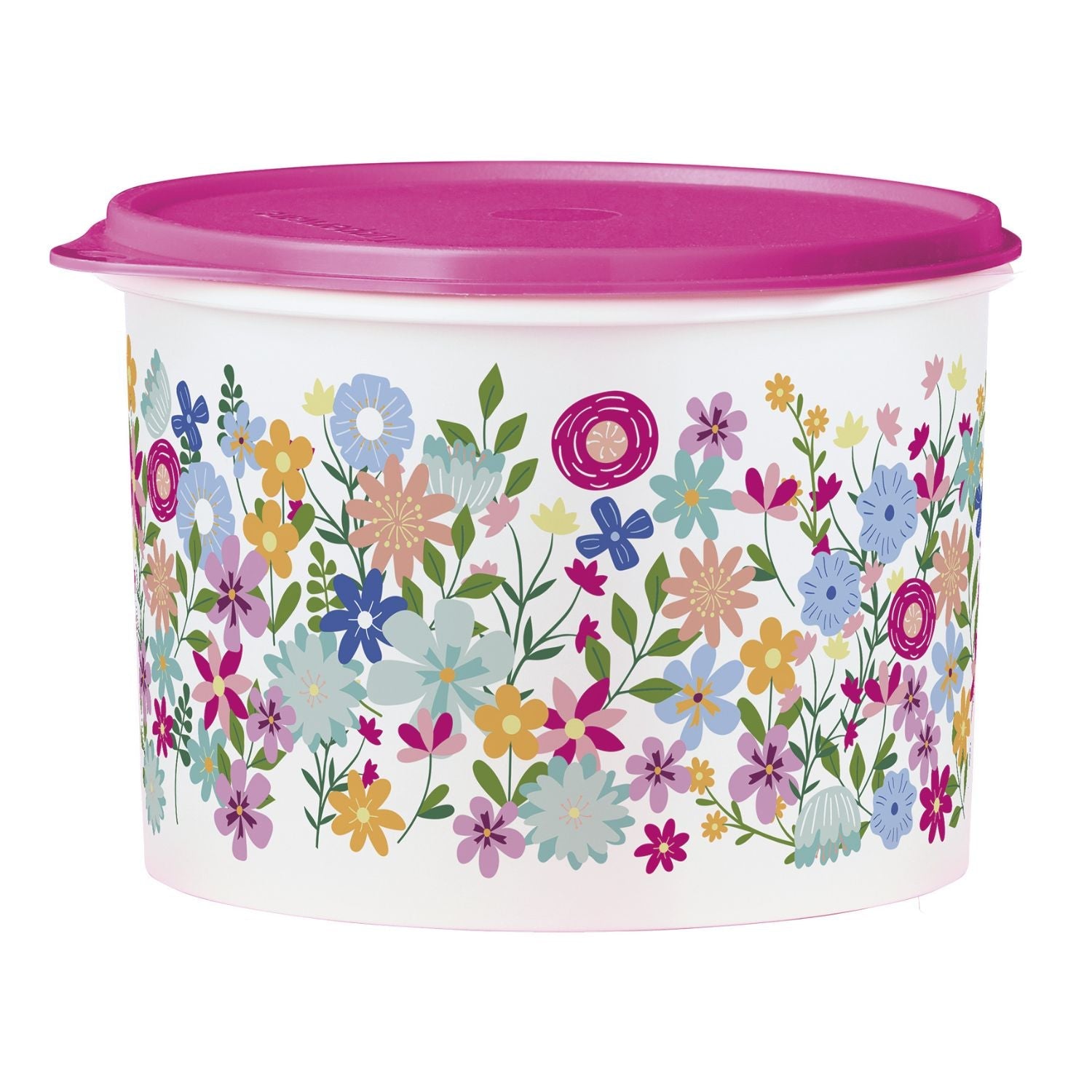 Pote para alimentos Tupper Caixa Bouquet de Amor Tupperware 2,4L Floral