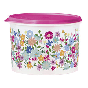 Pote para alimentos Tupper Caixa Bouquet de Amor Tupperware 2,4L Floral