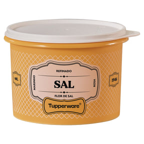 Pote de Sal Tupperware Essences Laranja 1,3kg