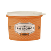 Pote de Sal Grosso Tupperware Essences Laranja 1,4kg