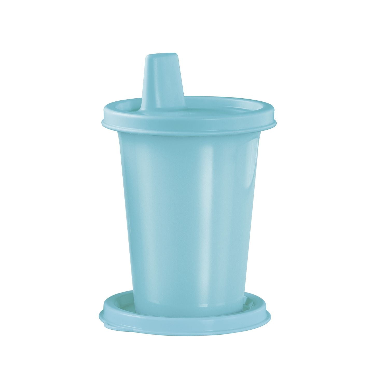 Copo Infantil Com Bico e Tampa Tupperware 225ml Azul