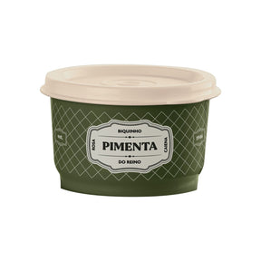 Potinho Porta Tempero Pimenta Tupperware Essences Verde Escuro 140ml