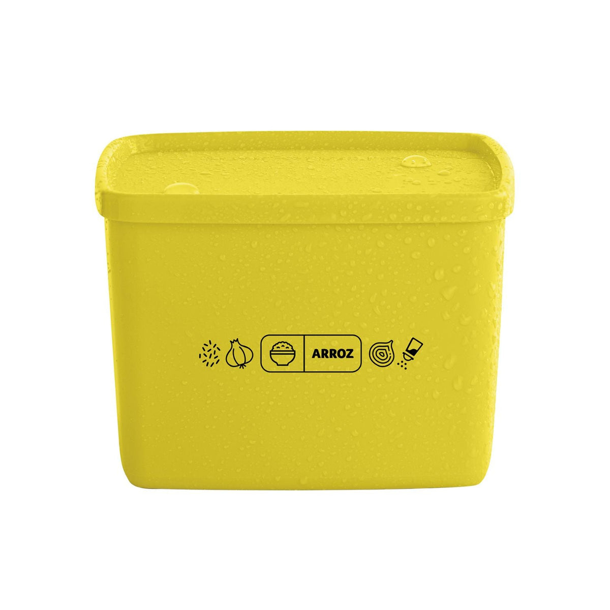 Pote Hermético Tupperware Jeitoso Arroz Amarelo 800ml