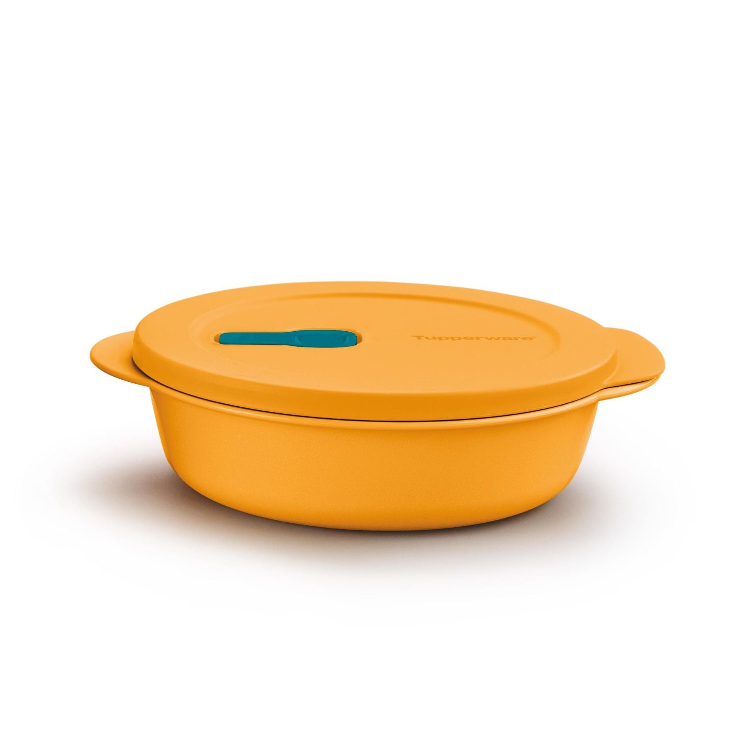 Pote para Micro-Ondas Cristalwave Redonda Tupperware Amarelo 1L