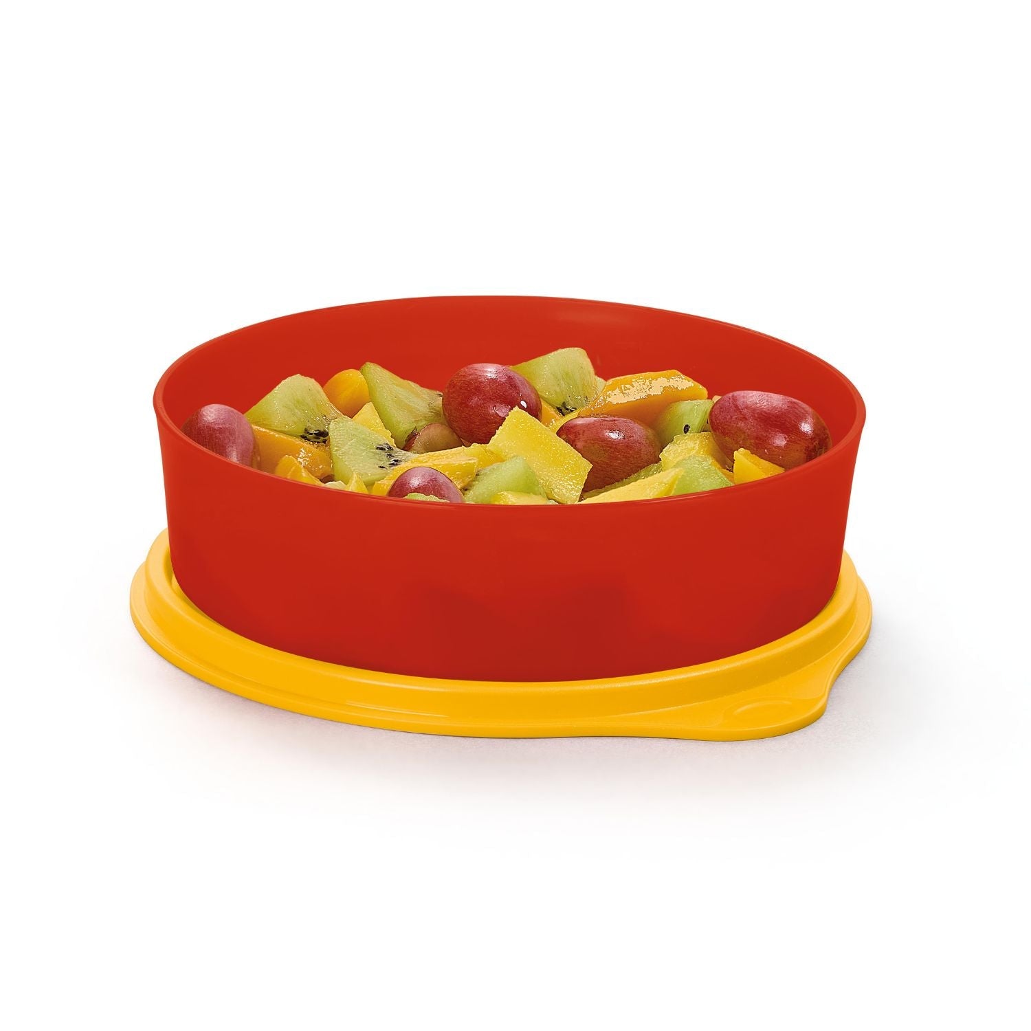 Tigela Hermética Tupperware Colors Vermelho e Amarelo 500ml