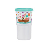 Copo Colors Tupperware Mar De Flores 350ml Branco