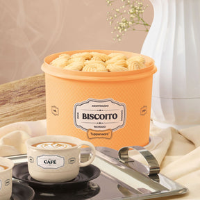 Pote de Biscoito Tupperware Essences Laranja 2,4L