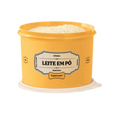 Tupper Caixa Leite Em Pó Tupperware Essences 1,2Kg Amarelo