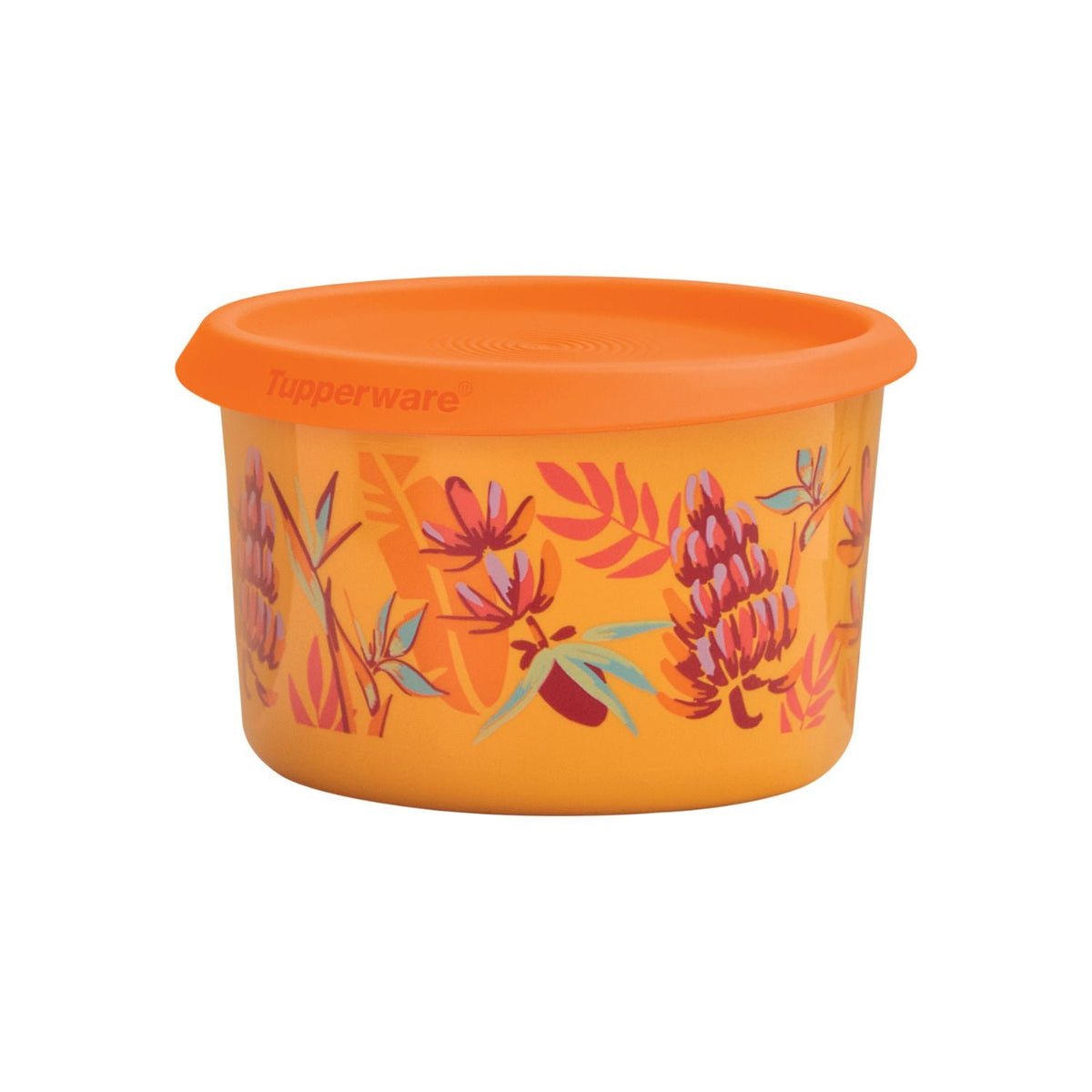 Pote Tupperware Mini Instantânea Mágica Tropicália Laranja 575ml