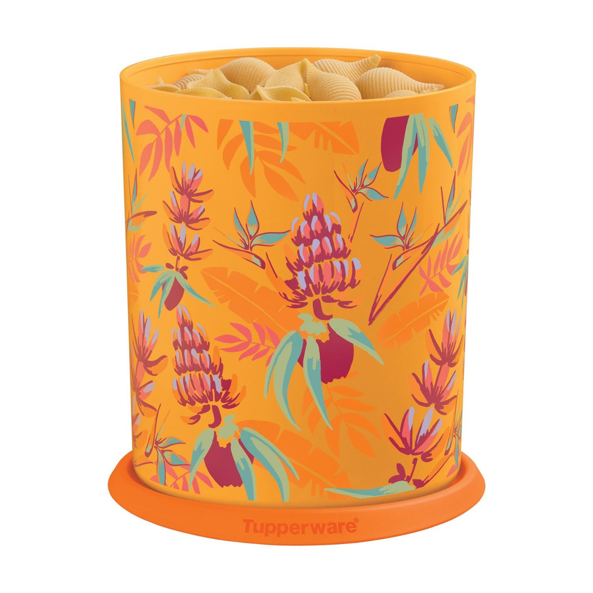 Pote Tupperware Instantânea Mágica Tropicália Laranja 4,2L