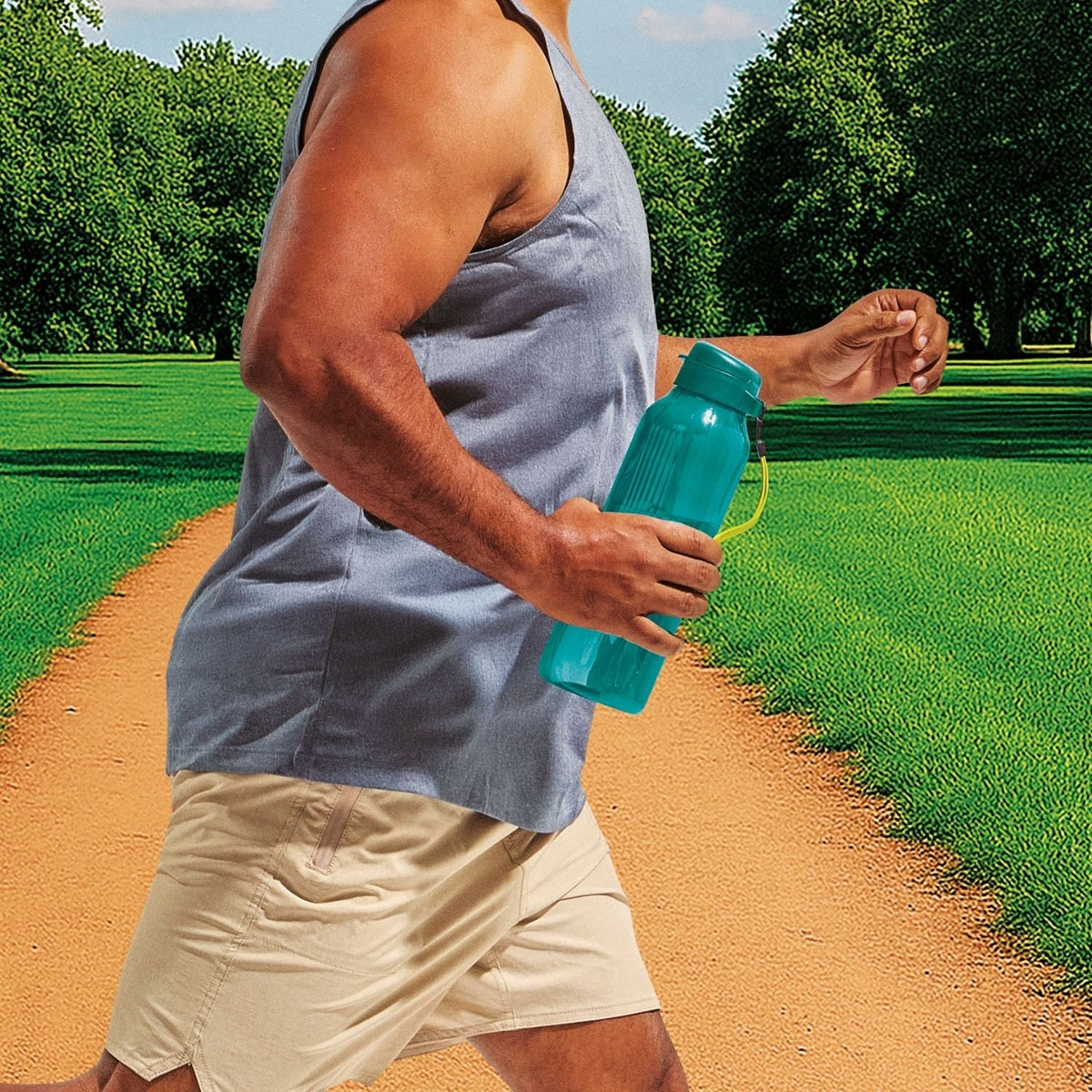 Garrafa de Água Tupperware Aquavibe Com Canudo Flexível 1,2L Mistério