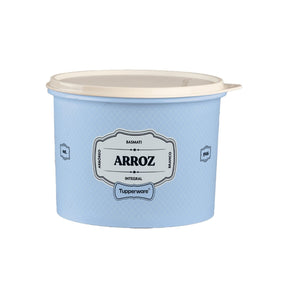 Pote de Arroz Tupperware Tupper Caixa Essences 2Kg Azul