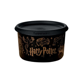 Pote Tupperware Mini Instantânea Mágica Harry Potter Hogwarts 575ml Preto