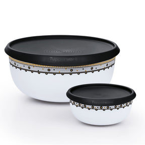 Tigela Toque Mágico Tupperware Ladrilhos 550ml Branco