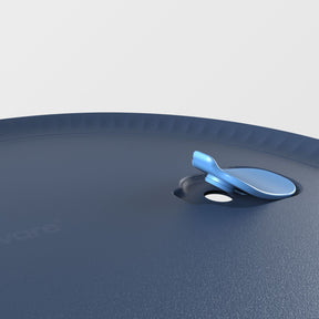 Travessa de Vidro com Tampa Tupperware Vitrea Redonda 1,7L